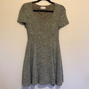 Short sleeve sweater dress